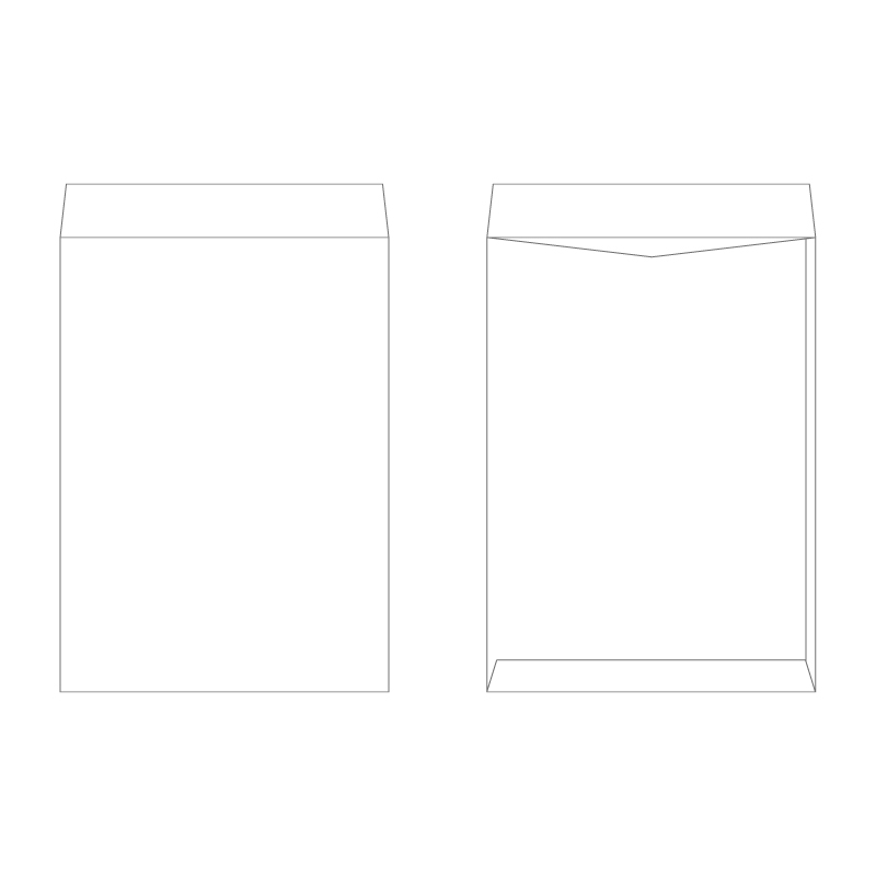 角2封筒 ケント100g/1色刷り