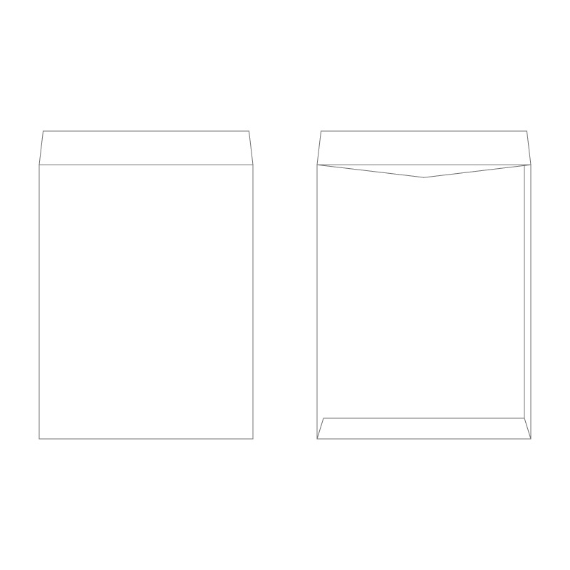 角3封筒 ケント100g／1色刷り