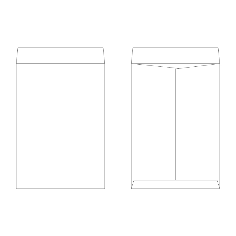 角6封筒 ケント80g／1色刷り