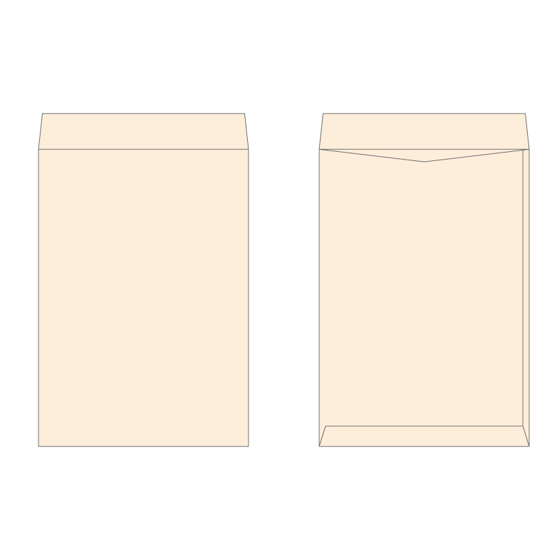 角20封筒 パステルピンク100g/1色刷り