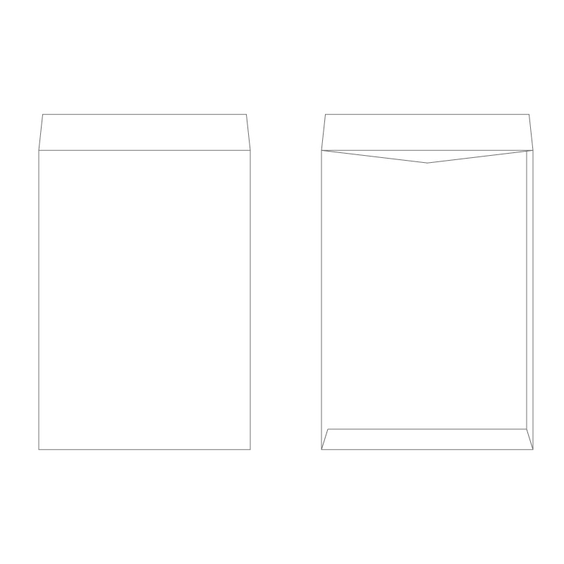 角20封筒 ケント100g／1色刷り