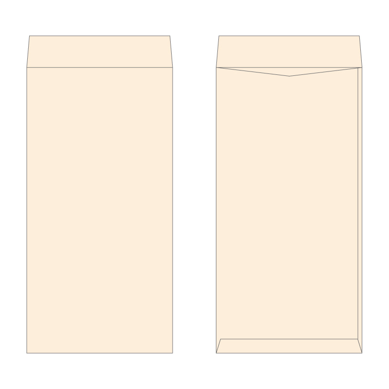 長3封筒 パステルピンク80g／1色刷り