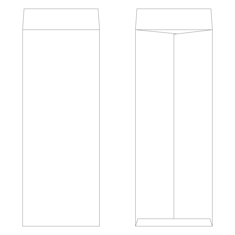 長30封筒 ケント80g/1色刷り