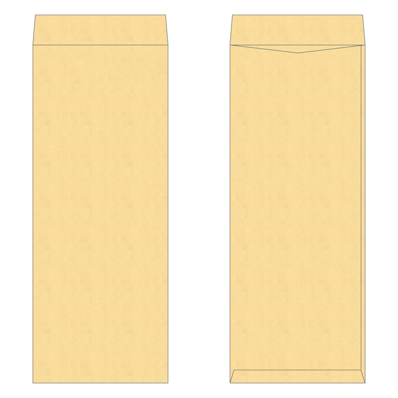 長40封筒 クラフト85g／1色刷り