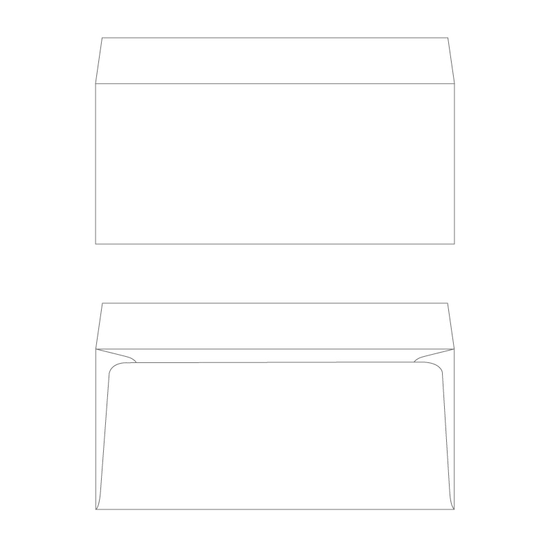 洋4封筒 ケント100g/1色刷り